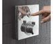 Термостат для одного споживача скляний Hansgrohe Showerselect 15737400, хром з білим 60248 фото 2 | La Dushe | Салон меблів і сантехнікаи Ля Душе | Портал для професіоналів | Дизайн інтер'єрів | Персональний сервіс| Професійна консульація | Дизайн проект | Імпорт з Єверопи