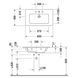 Умывальник накладной Duravit Me By Starck 2336830000, 83х49 с отверстием под смеситель 800005969 фото 3 | La Dushe | Салон мебели и сантехники Ля Душе | Портал для профессионалов | Дизайн интерьеров | Персональный сервис | Профессиональная консульция |  Дизайн проект | Импорт из Еверопы