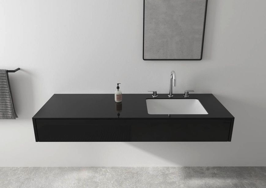 Смеситель для умывальника со сливным гарнитуром Hansgrohe Vernis Shape 71563670, черный матовый 86617 фото | La Dushe | Салон мебели и сантехники Ля Душе | Портал для профессионалов | Дизайн интерьеров | Персональный сервис | Профессиональная консульция |  Дизайн проект | Импорт из Еверопы